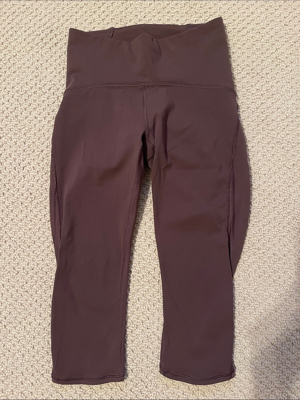lululemon athletica High-Waist Crop Capris - Deep Purple (Eggplant)